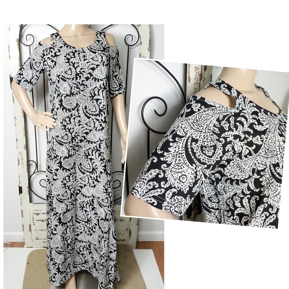 Metropolitan cotton maxi dress medium